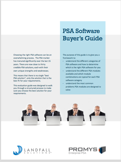 PSA Software Buyers Guide White Paper